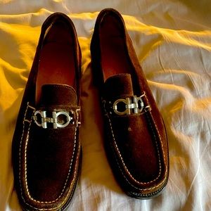 Brown Salvatore Ferragamo Loafers Size 9.5